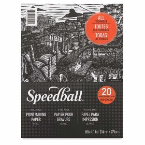 Speedball Printmaking Pad - 8-1/2" x 11", 20 Sheets, 90 lb