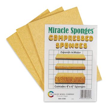 Open in modal - Miracle Sponges - 4" x 6", Pkg of 3