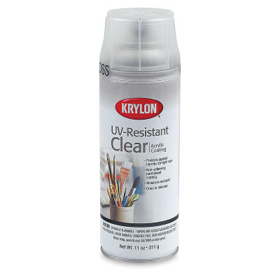 Krylon UV-Resistant Clear Acrylic Coating - Gloss, 11 oz Spray Can
