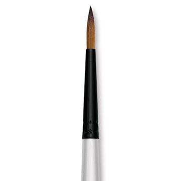 Open in modal - Robert Simmons Simply Simmons Synthetic Brush - Round, Short Handle, Size 5 close up