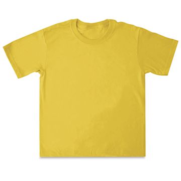 Open in modal - First Quality 50/50 T-Shirts, Youth Sizes - Yellow Medium (10-12)