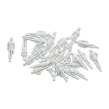 Plastruct Styrene Figures - Pkg of 25, 3/4" (out of packaging)