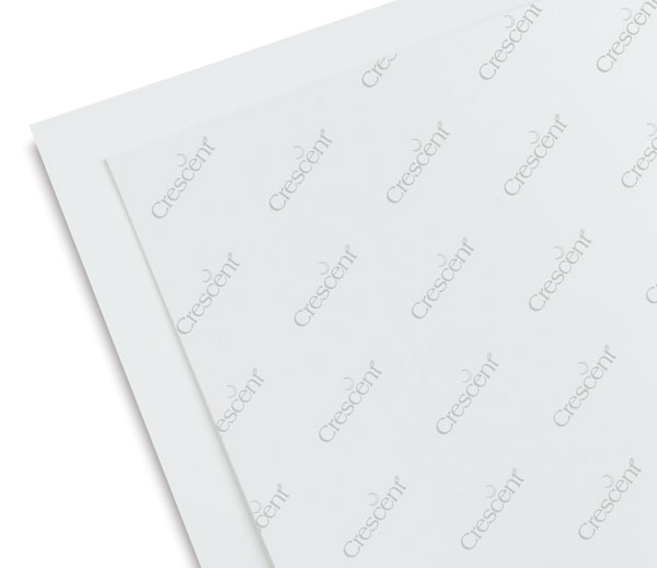 Crescent Illustration Board - 15'' x 20'', 14-Ply, White, Cold