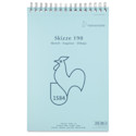 Hahnemühle Skizze Spiral-Bound Sketch Pad - 8.27" x 11.69", 50 Sheets, 190 gsm