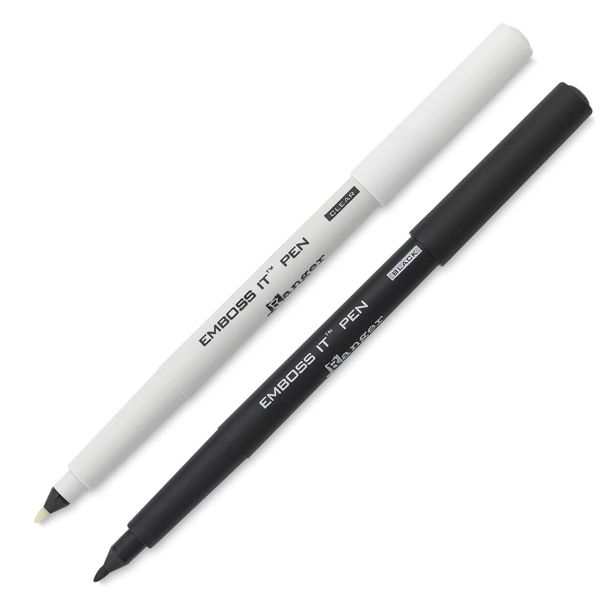 Black/ Clear Ranger Inkssentials Emboss it Pens Pack of 2 