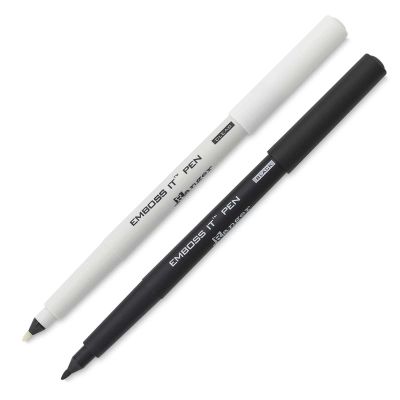 Ranger Emboss It Pens - Pkg of 2, White and Black