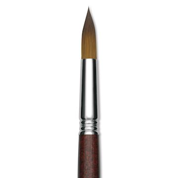 Open in modal - Escoda Prado Tame Synthetic Brush - Round, Short Handle, Size 16, close-up