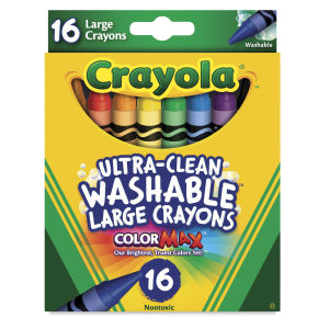 Crayola Large Ultra-Clean Washable Crayons - Set of 16