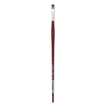 Open in modal - Da Vinci College Synthetic Brush - Bright, Long Handle, Size 8