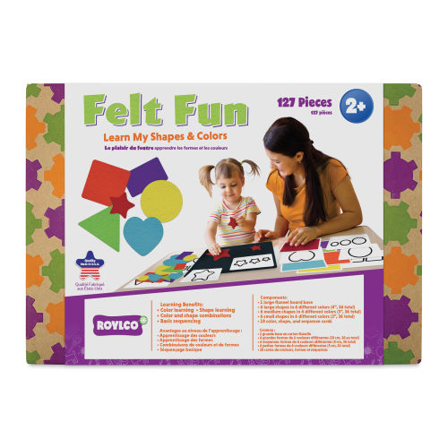 Colorations Felt Shapes - 500 Pieces