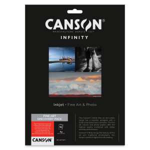 Canson Infinity Fine Art Inkjet Paper Discovery Pack - Package of 14 Sheets, 8-1/2" x 11