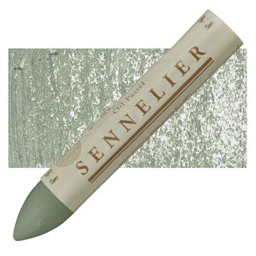 Open in modal - Sennelier Oil Pastel Grand - Gray Green oil pastel and swatch