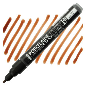 Pebeo Porcelaine 150 Paint Marker - Earth Brown, Broad