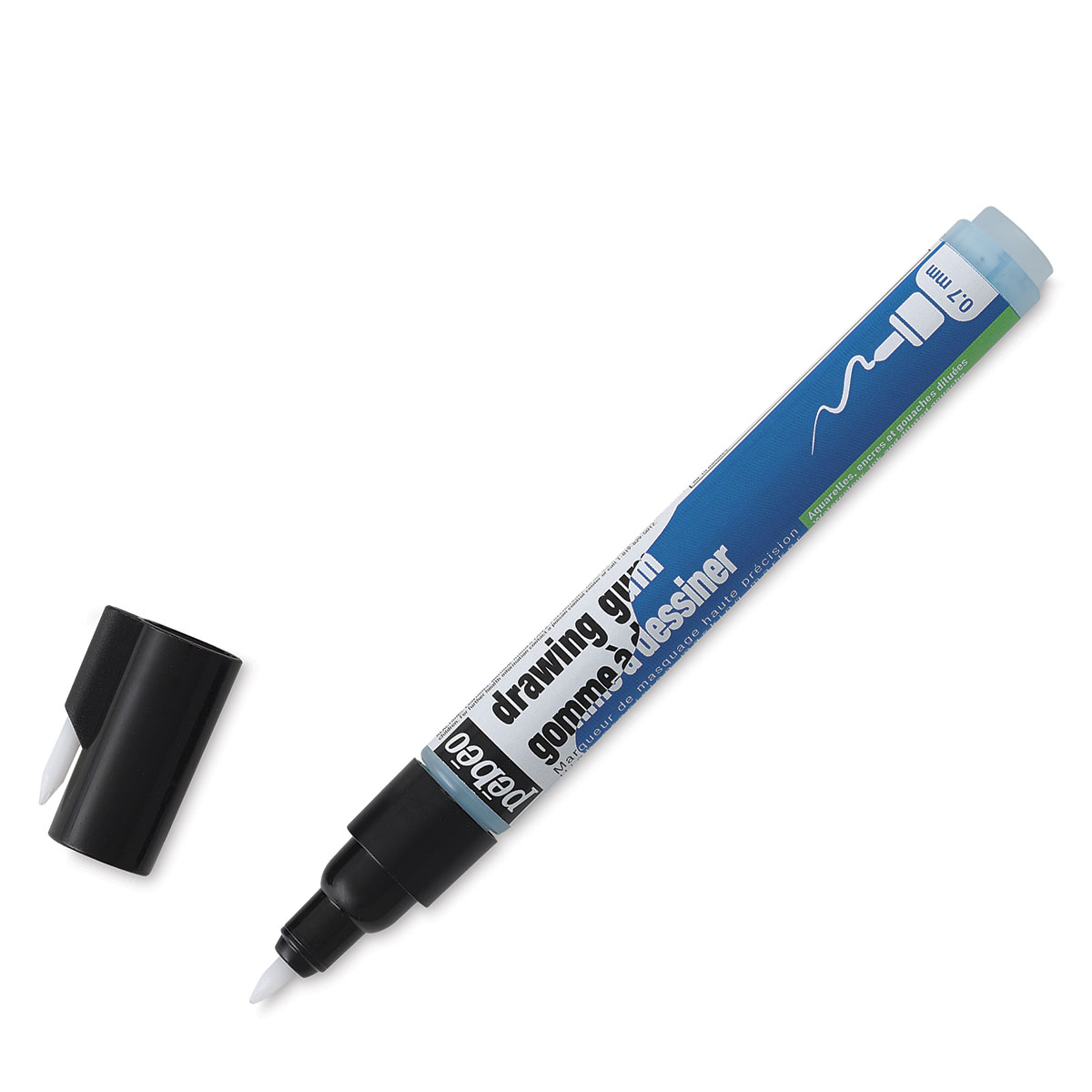 Pebeo Covering Blank Leaving White Marker Pen Drawing Gum 0.7/4mm  Watercolor Blocking White Color Pen