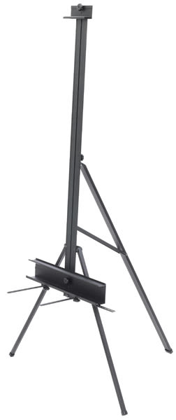 Open in modal - Aluminum Single-Mast Easel  Front Right Angle View