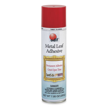 Odif Metal Leaf Adhesive Spray - Front view of 7 oz Can