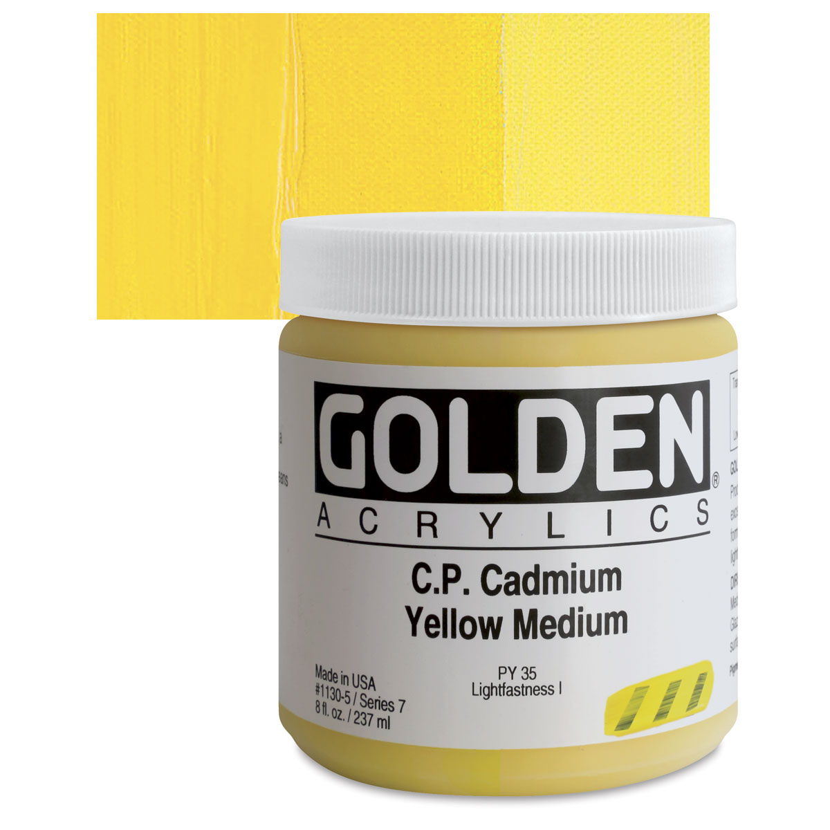 BUY Golden Acrylic 32 oz Cadmium Yellow Med