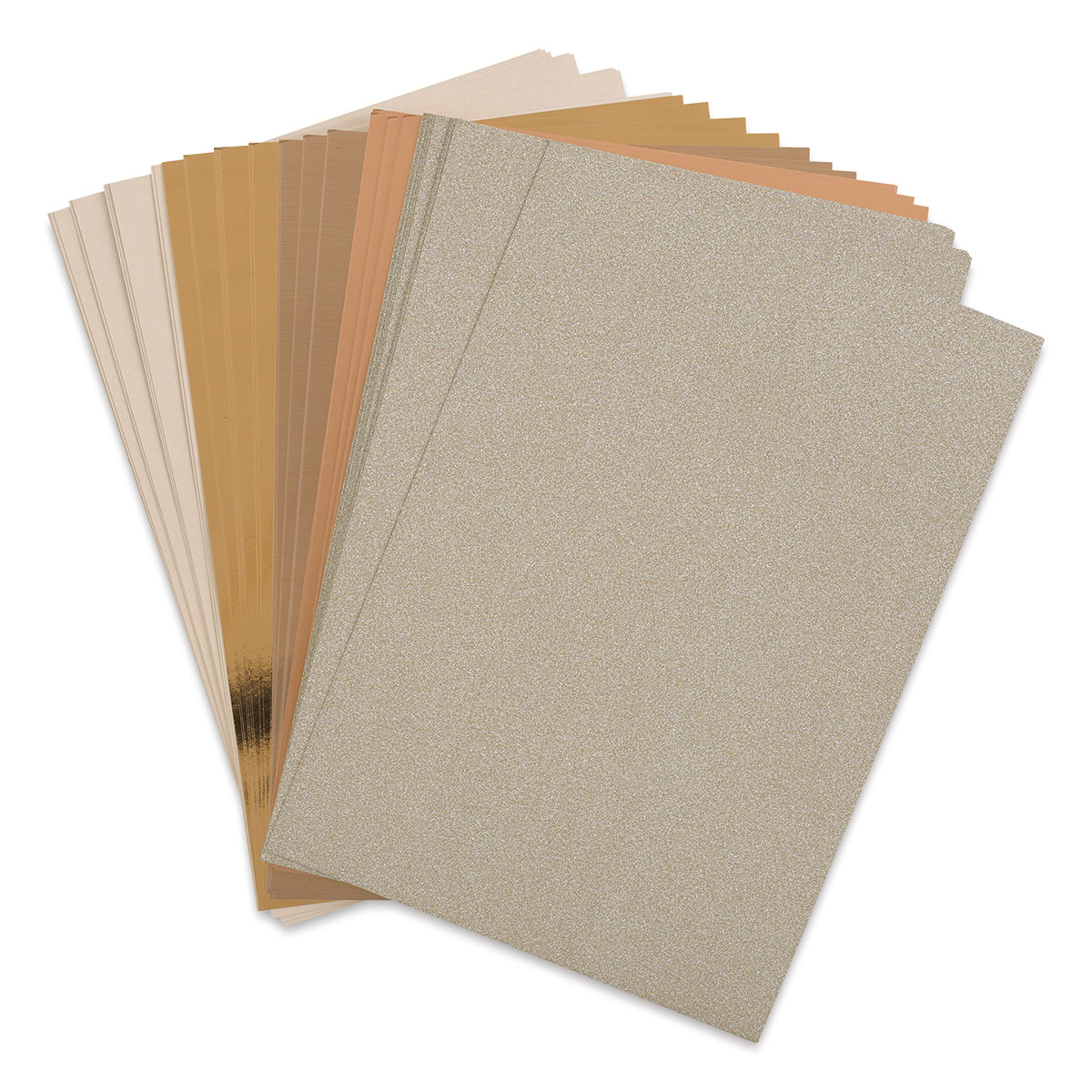 Sizzix Opulent Cardstock Pack - A4 Rose Gold, 50 Sheets 