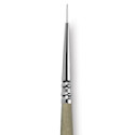 Escoda Perla Toray White Synthetic Brush - Round, Short Handle, 3/0