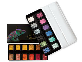 Finetec Artist Mica Watercolor - Pearlescent Set of 24