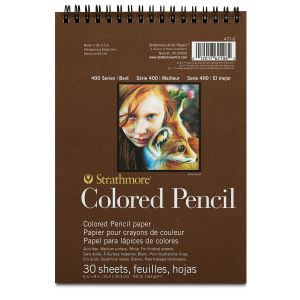 Strathmore 400 Series Colored Pencil Pad - 6" x 8", 30 Sheets, 100 lb