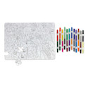 Faber-Castell Color By Number Puzzle - Jungle Animals