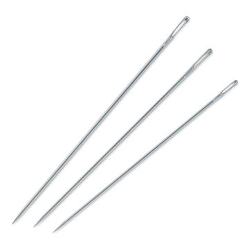 Dritz Cotton Darner Hand Needles - Size 1/5, Pkg of 10 one needle of each size
