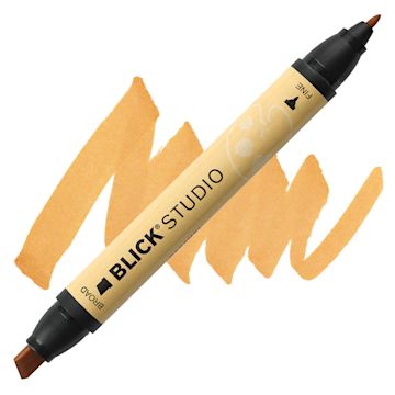 Open in modal - Blick Studio Marker - Caramel marker and swatch