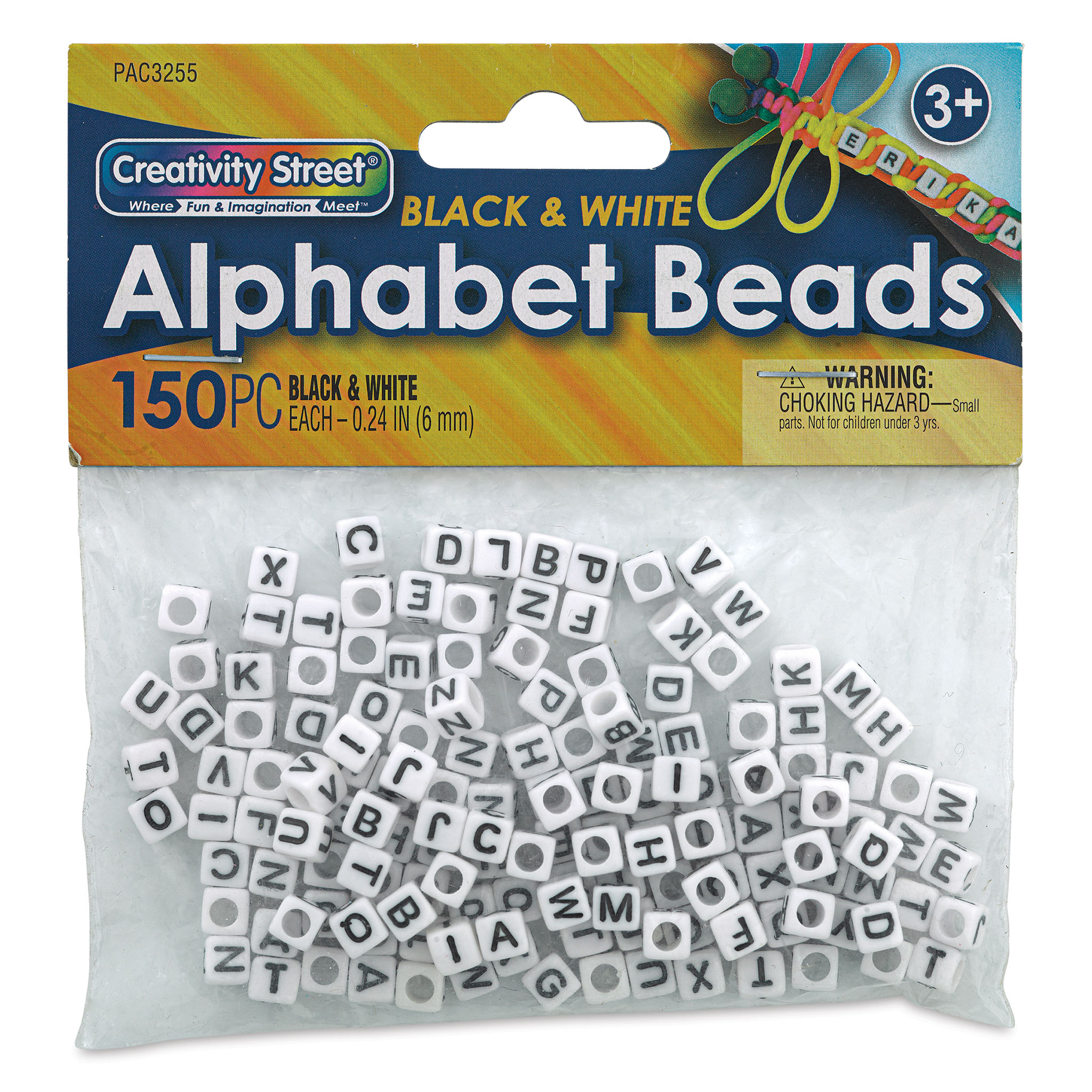 Creativity Street Shaped Alphabet Beads