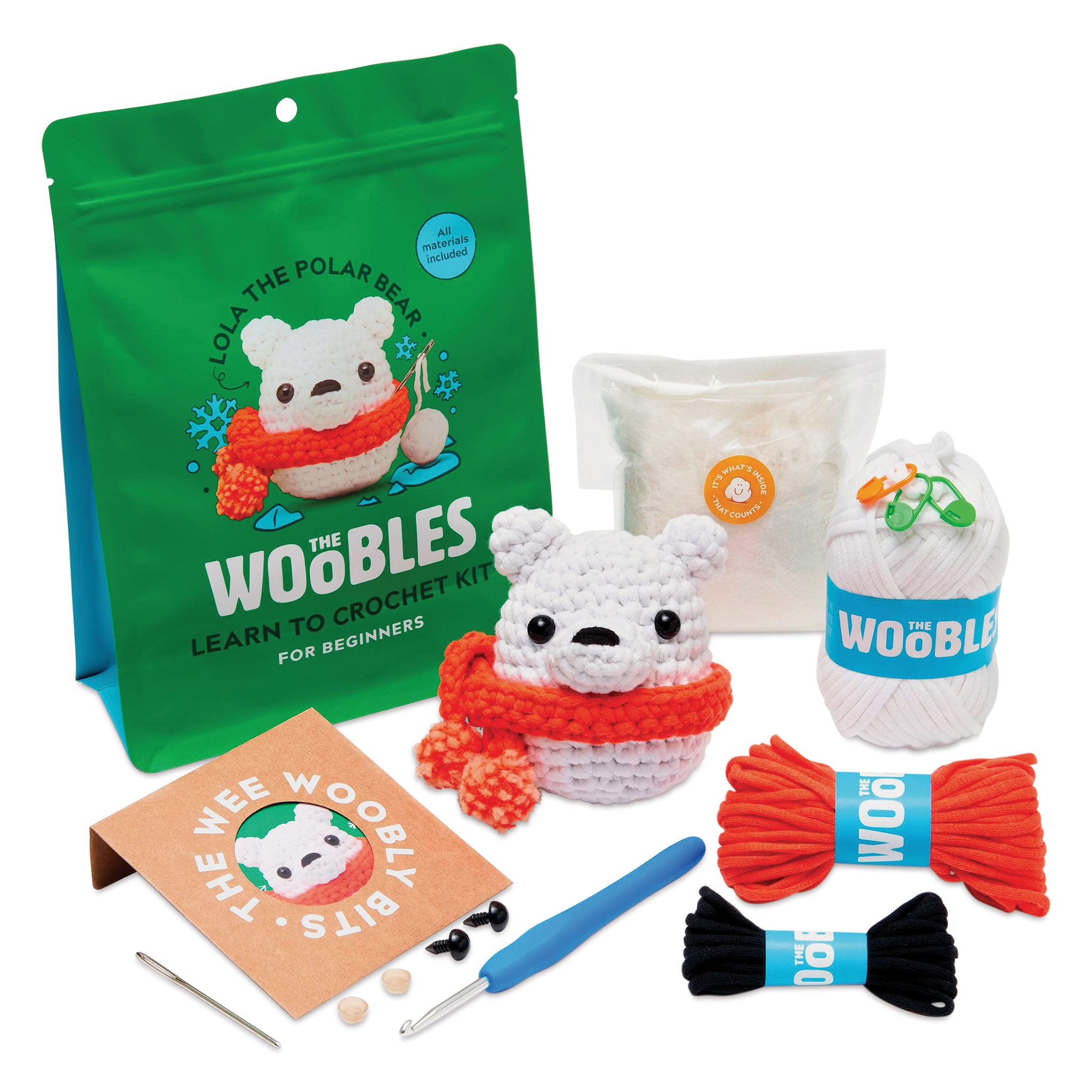 The Woobles Learn to Crochet Kit