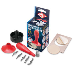 Three-in-One Lino Cutting Kit with Baren
