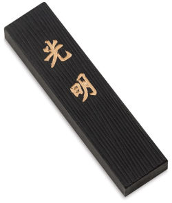 Yasutomo Sumi Ink Stick - Artist grade Sumi Stick shown at angle