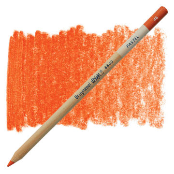Bruynzeel Design Pastel Pencil - Sanguine 46 (swatch and pencil)
