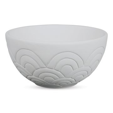 Open in modal - Mayco Earthenware Bisque Bowls - Scalloped Bowl