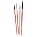Dynasty Water Lily Watercolor Brushes - Set 6, Short Handle, Set of 4