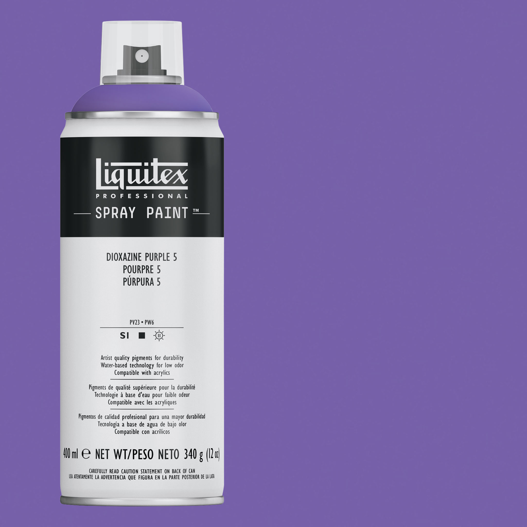 Liquitex Professional Spray Paint 400ml Can - Dioxazine Purple