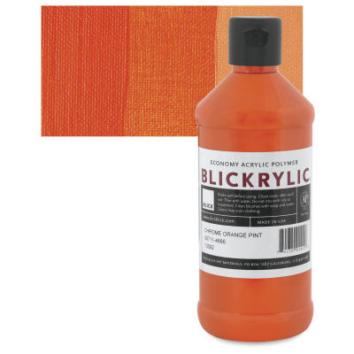 Blickrylic Student Acrylics - Chrome Orange, Pint
