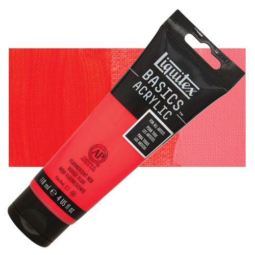 Liquitex Basics Acrylics Colors Cadmium - Red Medium Hue 13.5 oz. -  20445610