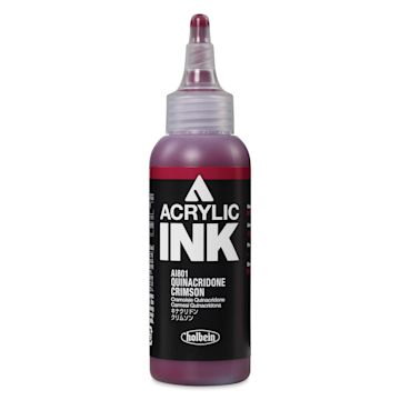 Open in modal - Holbein Acrylic Ink - Quinacridone Crimson, 100 ml