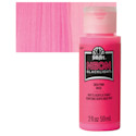 FolkArt Multi-Surface Neon Blacklight Acrylic Paint - Pink, 2 oz, Bottle