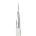 Royal & Langnickel Soft Grip Golden Taklon Brush - Script Liner, Short Handle, 5/0