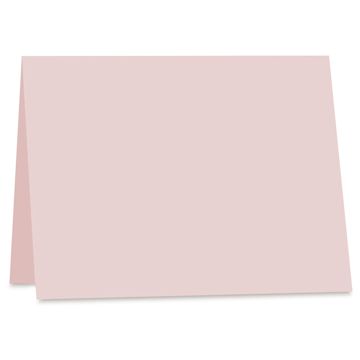 Open in modal - Arturo Folded Card - 5" x 6-1/2", Pale Pink, Small Reply, Package of 100