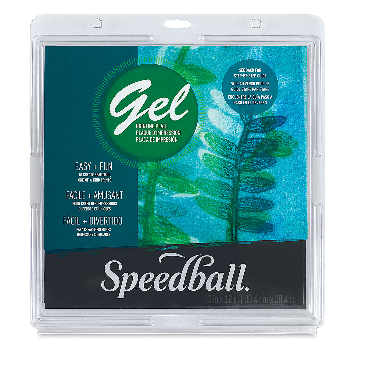 Speedball Gel Printing Plate - 12 x 12, Single Plate