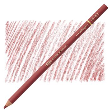 Open in modal - Holbein Artists' Colored Pencil - Mahogany, OP093 pencil and swatch