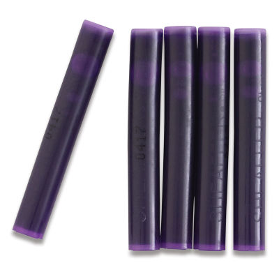 Shaeffer Viewpoint Calligraphy Pen Cartridges - Purple, Pkg of 5