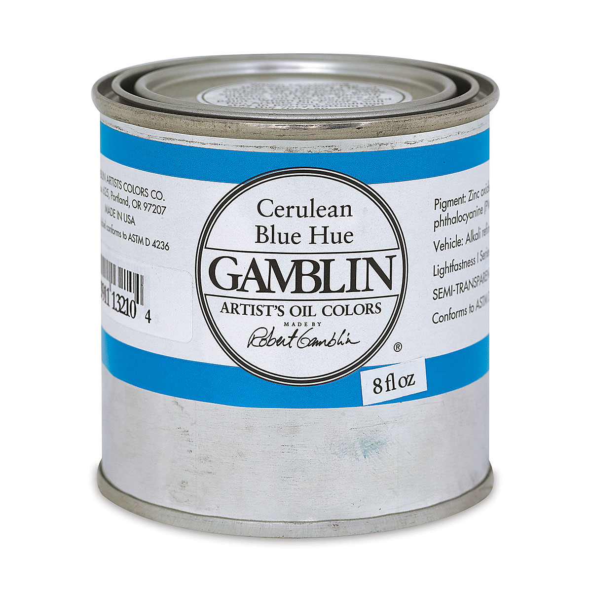 Gamblin artists grade cerulean Blue hue 8oz (729911132104)