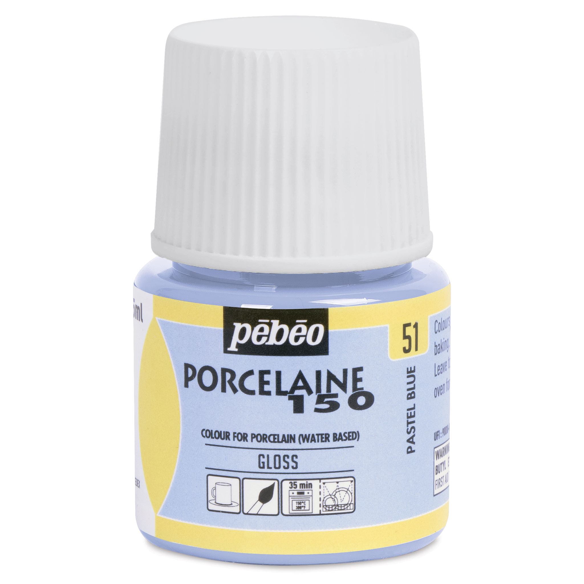 Pebeo 024051 Porcelaine150 Pastel Blue 45ml