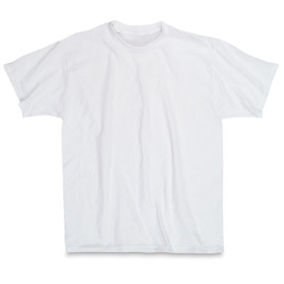 First Quality 50/50 T-Shirts, Adult Sizes - White Small
