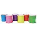 Pepperell Rexlace Plastic Lacing - Set of 6, Neon Colors