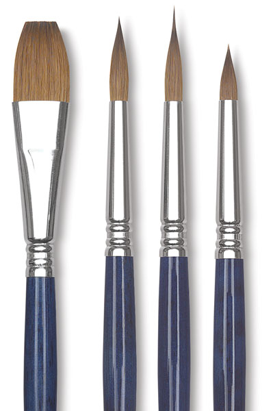 Escoda Optimo Kolinsky Sable Brush - Reservoir Liner, Short Handle